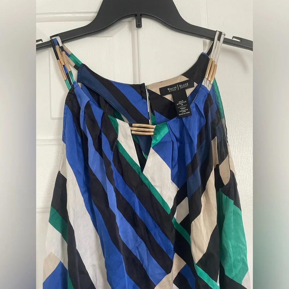 Size 14 silk top from White House Black Market - Picture 2 of 4